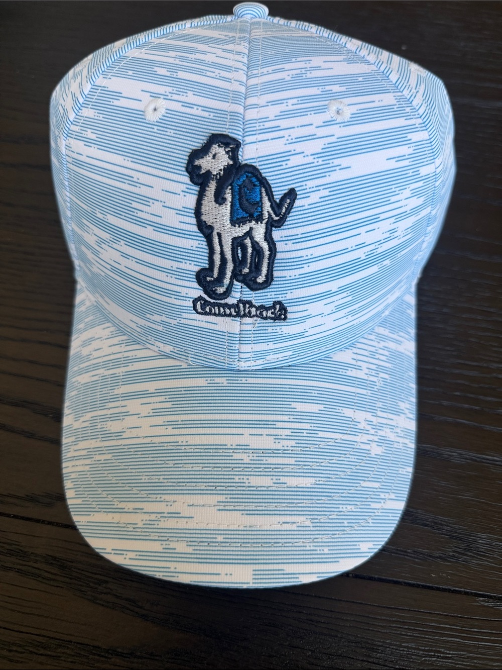 Tommy Bahama Men’s Light Blue & White Camel Logo Cap